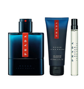 Prada Luna Rossa Ocean 3PCS Gift Set - 100ML EDT Spray + 100ML Shower Gel + 10ML Fragrance Pen (Men)